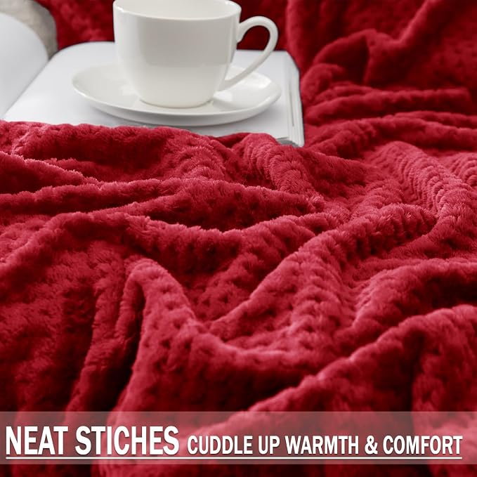 Exclusivo Mezcla Fleece Bed Blanket King Size, Super Soft and Warm Blankets - Image 6