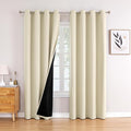 ChrisDowa 100% Blackout Curtains 90 inch Long by ChrisDowa