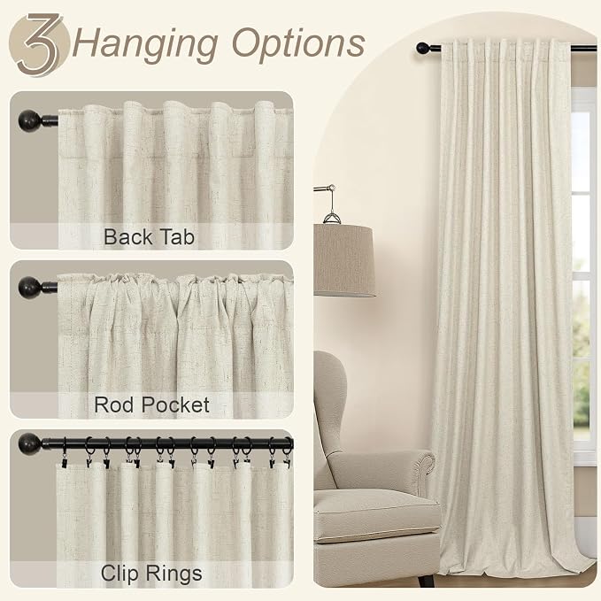 Farmhouse Style 94 Inch Curtains - Image 6