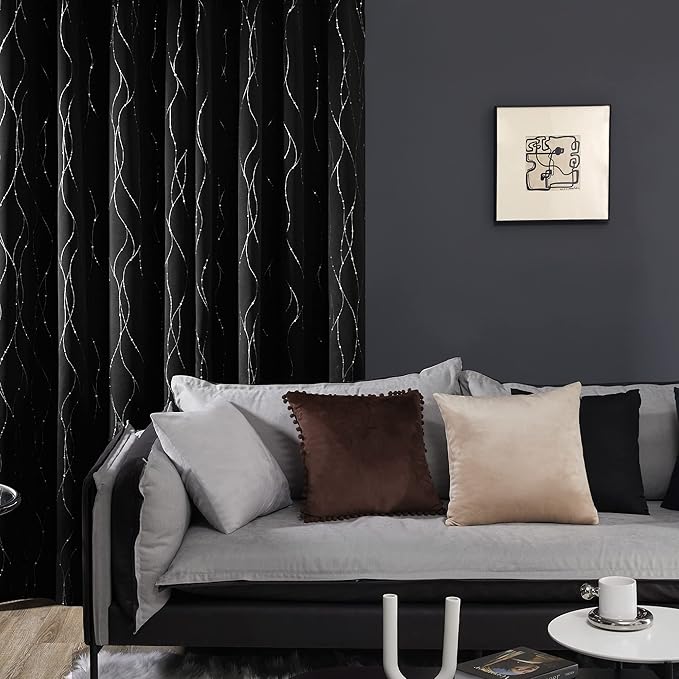 Deconovo Blackout Curtains for Bedroom, 72 Inch Length - Image 4
