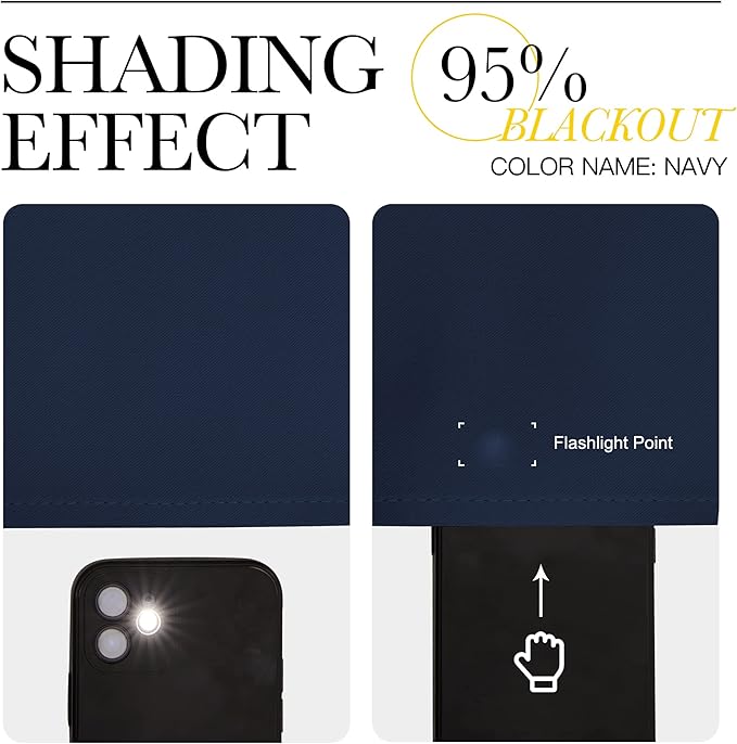 NICETOWN Kitchen Curtains, Short Blackout Curtains & Drapes, Thermal Insulated - Image 4