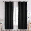 Deconovo Blackout Curtains, Thermal Insulated, W52 x L95 2 Panels, Back Tab by Deconovo