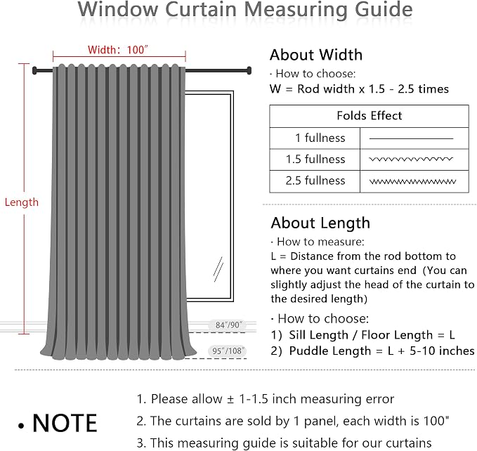 MYSKY HOME Natural Linen White Curtains 84 Inches Long, Semi Sheer Soft Cotton - Image 6