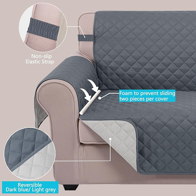 U-NICE HOME Reversible Sofa Cover Couch Cover - Image 3