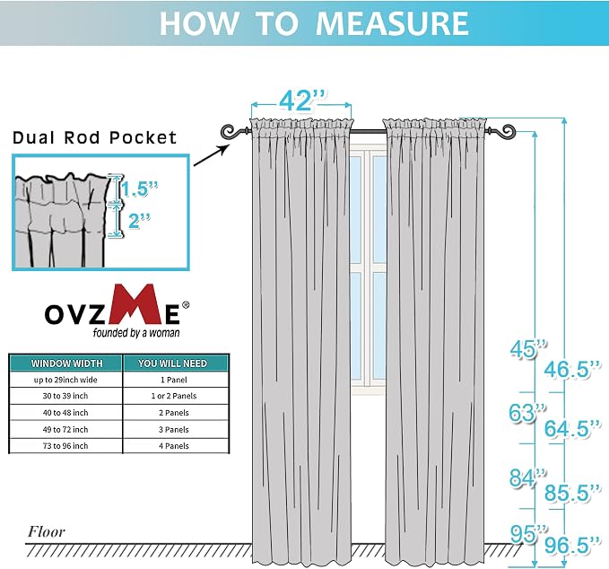 OVZME White Sheer Curtains 84 inches Long 2 Panels Set, Sheer White Curtains - Image 9