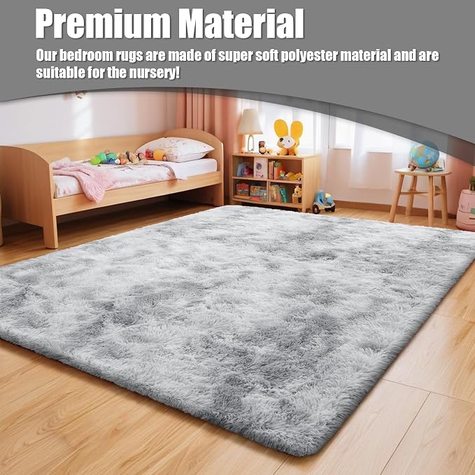9x12 Fluffy Area Rugs for Living Room, Large Fuzzy Shag Area Rug for Bedroom - Image 7