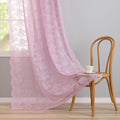 YJ YANJUN Vintage Lace Curtains 72 Inches Long-Victorian Floral Pattern Lalic by YJYANJUN