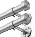 YaFex 2 Pack Heavy Duty Curtain Rods 32-150 Inch, 1 Inch Adjustable Extra Long by YaFex