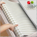 Beautysaid Shelf and Drawer Liner for Kitchen Cabinet, Non Adhesive Non Slip Shelf Paper Waterproof Washable Thickened for Dresser Pantry Shelve Bathroom Protector Liner(Checkered,12 in x 30 FT)