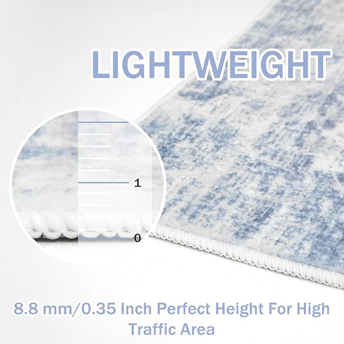 IOHOUZE Abstract Runner Rug 2x7 Ft Washable Runners - Image 5