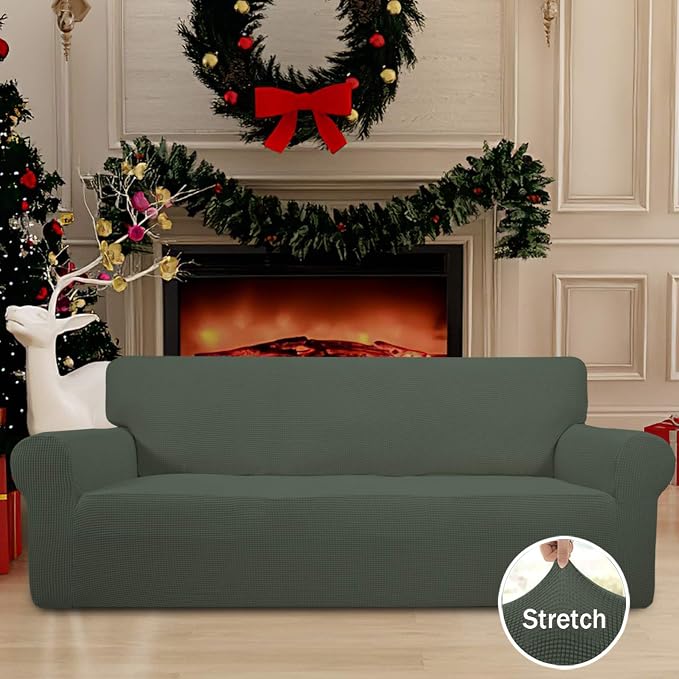Easy-Going Stretch Sofa Slipcover 1-Piece Sofa Cover Furniture Protector Couch - Image 2