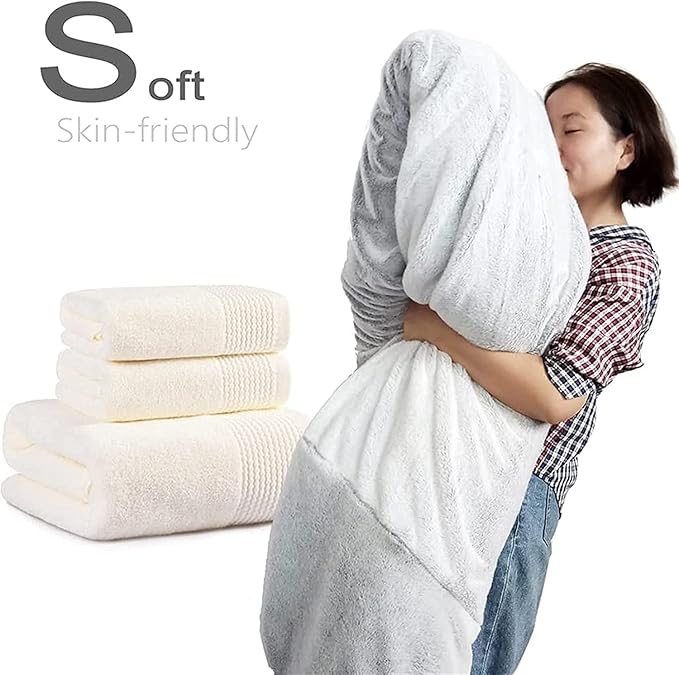 Giant Fur Bean Bag Chair Cover for Kids Adults, (No Filler) Living Room Furniture Big Round Soft Fluffy Faux Fur Beanbag Lazy Sofa Bed Cover (Grey, 6FT)