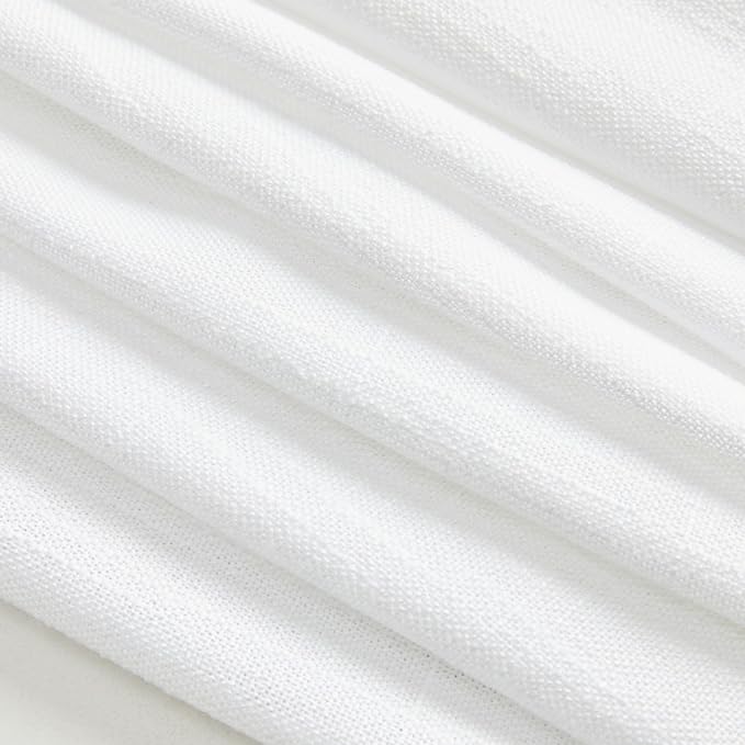 MYSKY HOME Short Curtains for Small Kitchen Windows 45 inches Length, Linen - Image 6