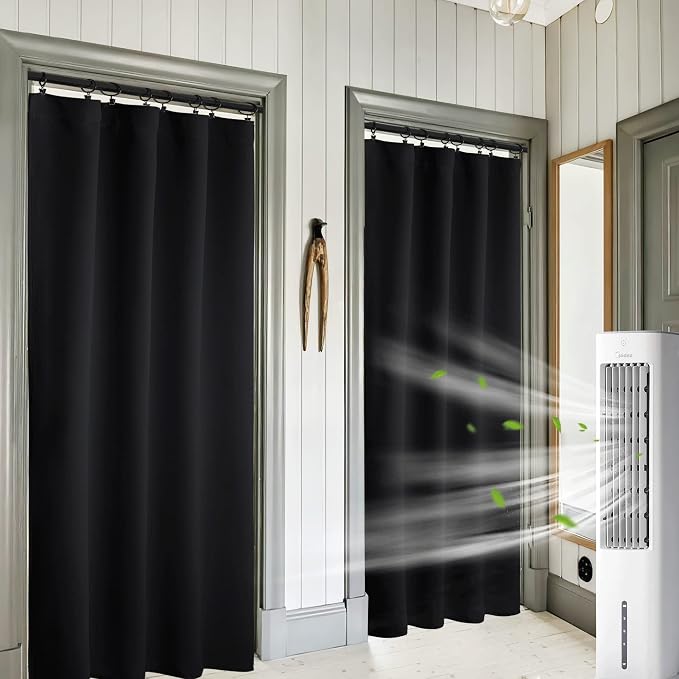 RYB HOME Extra Wide Blackout Curtains - Image 5
