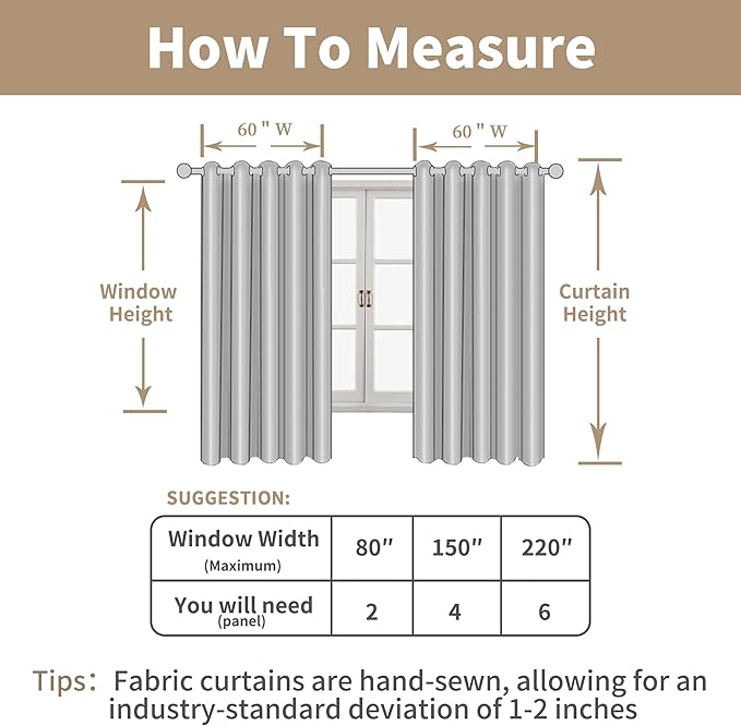 LAMIT Sheer Linen Curtains 63 inches Long - Image 7