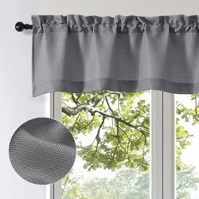 OWENIE Bob 1 PCS Dark Grey Valances - Image 3