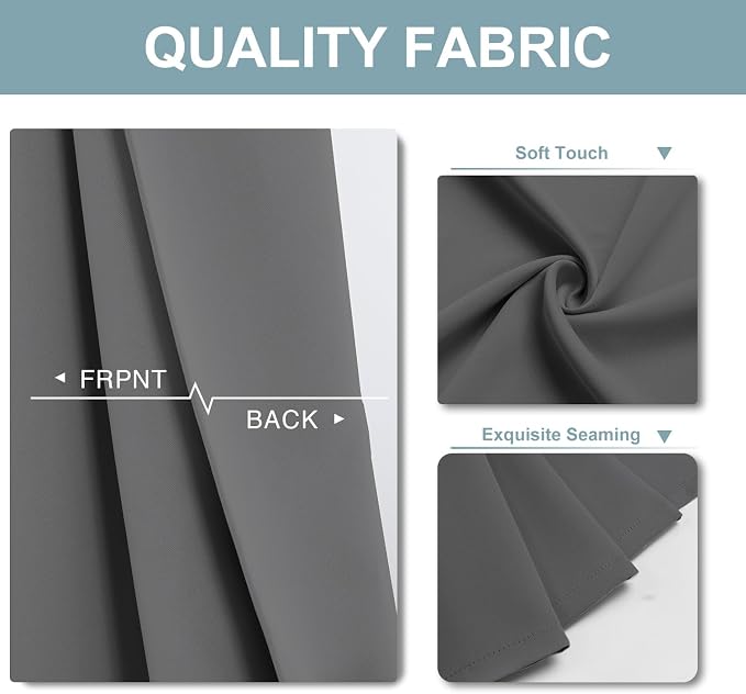 ChrisDowa Blackout Curtains 90 inches Long - Image 3