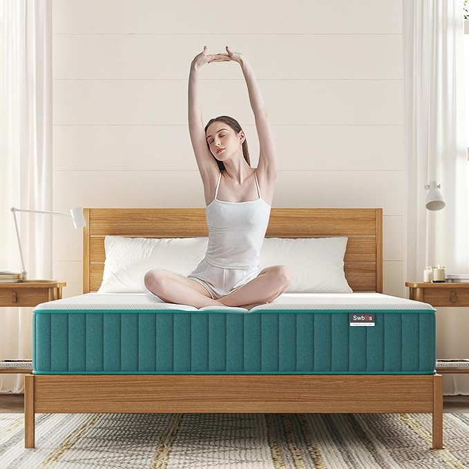 Firm Full Mattress, 14 Inch Cooling-Gel Memory Foam & Pocket Spring Hybrid Mattress,Firm Feel,Full Bed Mattresses in a Box, CertiPUR-US Certified