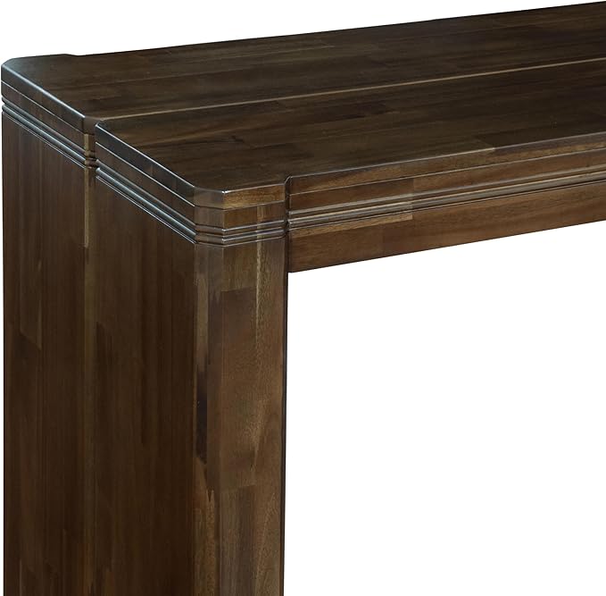 X12AS-0C8-27 - 14-Pc Dining Table Set contains an Extendable Rectangle Kitchen Table, 1 Coffee Table and 12 Polyester Fabric Dining Chairs, 39x120 Inch, Antique Walnut