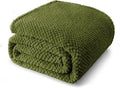 Whale Flotilla Queen Size Fuzzy Fleece Blanket, Fluffy Warm Soft Jacquard Bed by WHALEFLOTILLA