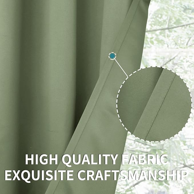 BGment Room Darkening Curtains 95 Inches Long - Image 7