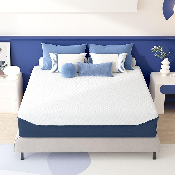 SDHYL Twin Mattress, 12 Inch Gel Infused Memory Foam Mattress for Good Sleep, Bed in a Box Mid Firm CertiPUR-US Certified & Fiberglass Free, Washable Cover, 75"*39"