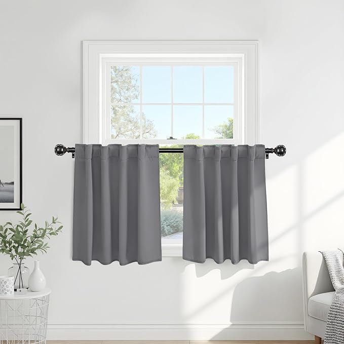 PONY DANCE Bathroom Window Curtains by PONYDANCE