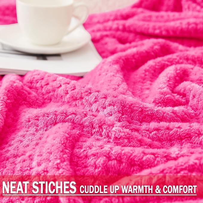 Exclusivo Mezcla Fleece Bed Blanket Twin Size, Super Soft and Warm Blankets - Image 6