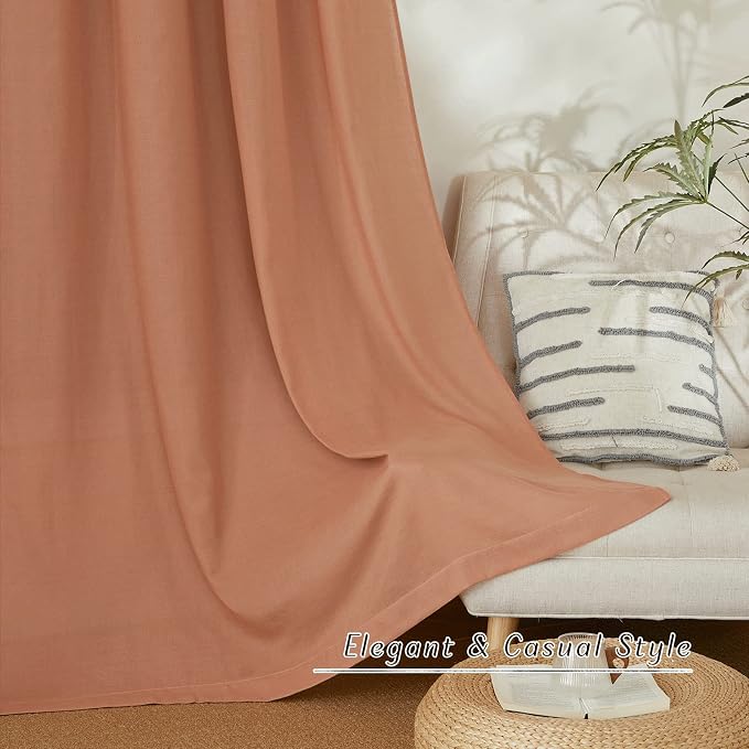NICETOWN Linen 36 inch Curtains - Image 7
