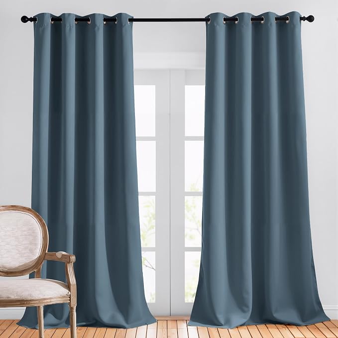 NICETOWN Patio Smoky Blue Curtain Shades by NICETOWN