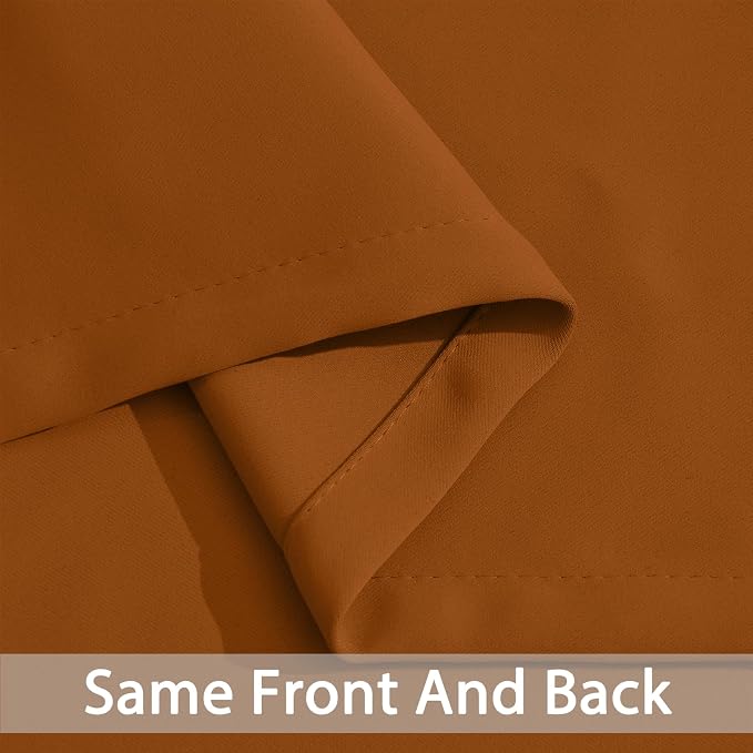 Yakamok Blackout Curtains for Bedroom, Thermal Insulated Blackout Grommet Top - Image 5
