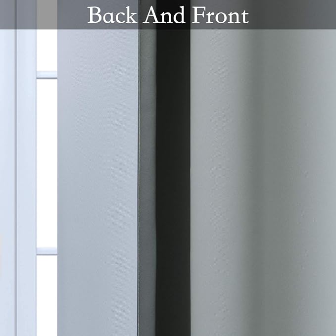 SimpleHome Ombre Room Darkening Curtains 84 inches Length - Image 4