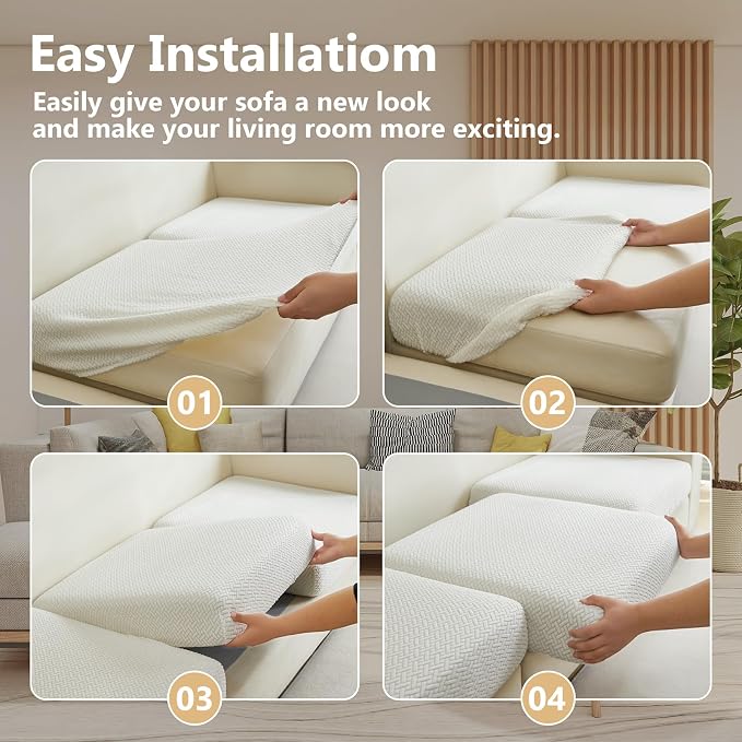 Couch Cushion Covers for Sofa Couch Covers Wear-Resistant Universal Sofa Cover - Image 6