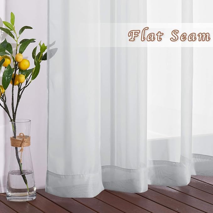 NICETOWN Thin Sheer Curtain Panels - Image 5