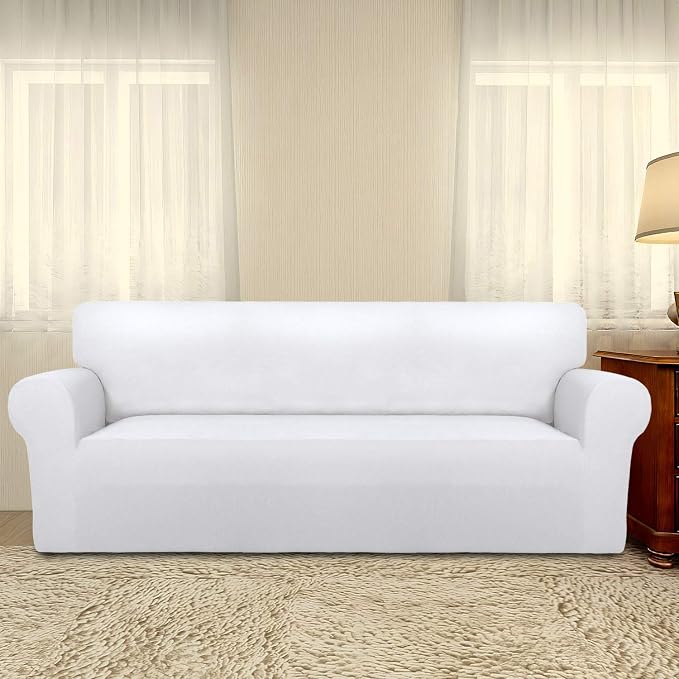 PureFit Super Stretch Sofa Slipcover – Spandex Non Slip Soft Couch Sofa Cover - Image 2
