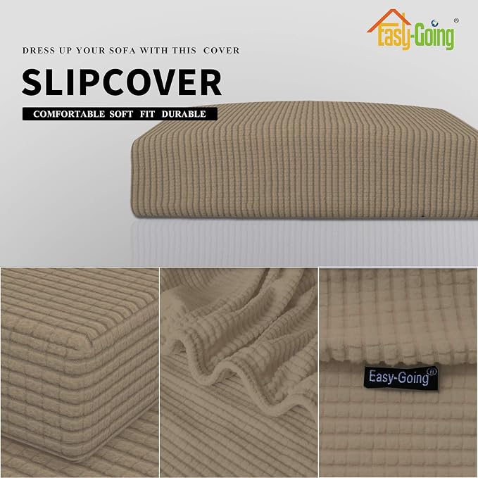 Easy-Going Stretch Cushion Cover Sofa Cushion Furniture Protector Sofa Seat - Image 4