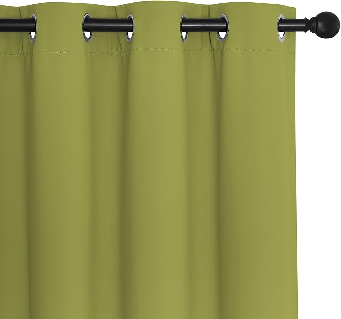 NICETOWN Fresh Green Blackout Curtains - Image 7