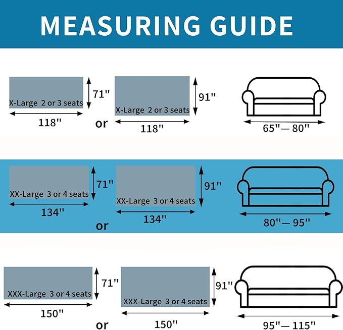 LUFEIJIASHI Boho Couch Covers for Sofa Non Slip Sofa Covers Washable Couch Covers for 3 Cushion Couch Sofa Pet Friendly Sectional Couch Cover Blanket Furniture Protector for Dogs (Grey, 71"x134")