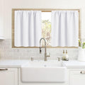 RYB HOME Cafe Curtains 24 inch Length, RV Curtains by RYBHOME