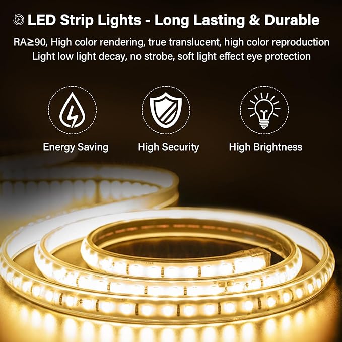 36x36 LED Bathroom Mirror, Backlit + Front Lit, LED Bathroom Mirror with Lights for Wall, 3 Colors, Anti-Fog, Dimmable Brightness, Memory Function, Tempered Glass