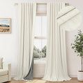 100% Blackout Curtains 90 Inch Long by Pitalk