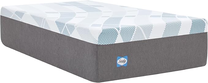 Sealy Dreamlife 14” Hybrid Mattress-in-a-Box, Queen, SealyComfort Gel Memory Foam, SealyResponsive Encased Coils, Machine Washable Cover