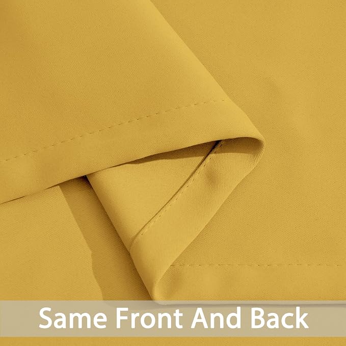Yakamok Blackout Curtains Room Darkening Thermal Insulated Window Panels - Image 5