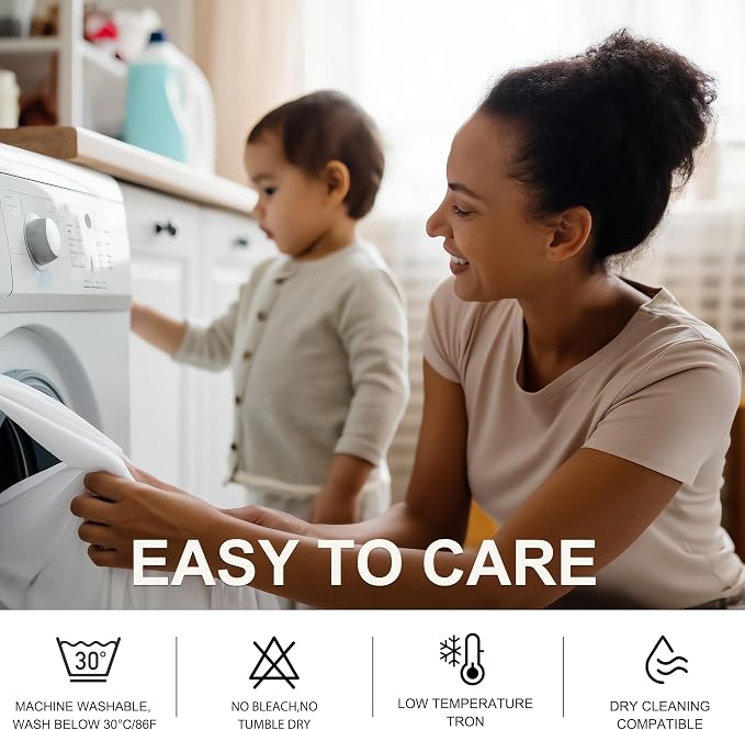 NICETOWN 100% Blackout Window Curtain Panels 86 inch Length - Image 7