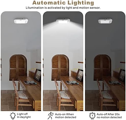 Rechargeable Motion Sensor Ceiling Light, Closet Light - Image 6
