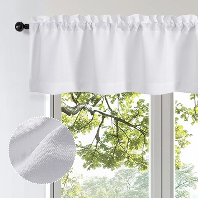 OWENIE Bob 1 PCS White Valances - Image 3