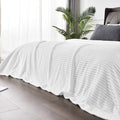 BEDELITE Fleece Blanket Queen Size – 3D Ribbed Jacquard Soft and Warm by BEDELITE
