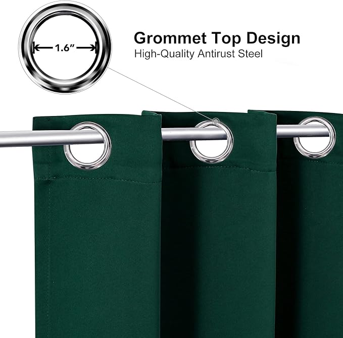 ChrisDowa Grommet Blackout Curtains - Image 2