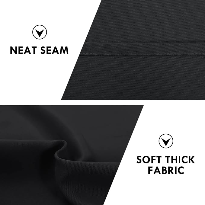 DWCN Blackout Curtains for Bedroom – Thermal Insulated Energy Saving Drapes for - Image 6