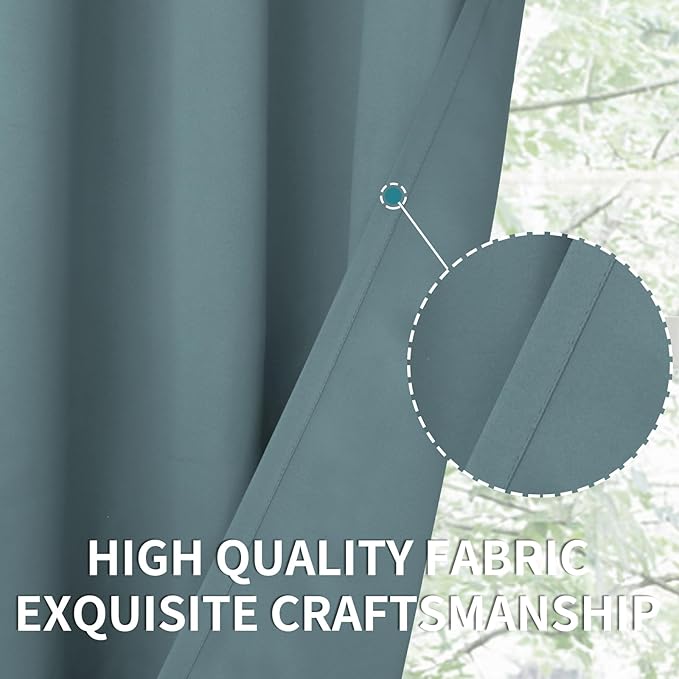 BGment Room Darkening Curtains 45 Inches Long - Image 7
